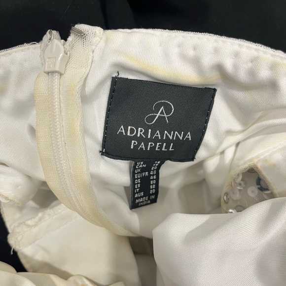 Adrianna Papell Midi Sequin Off Shoulder Dress - Picture 6 of 6